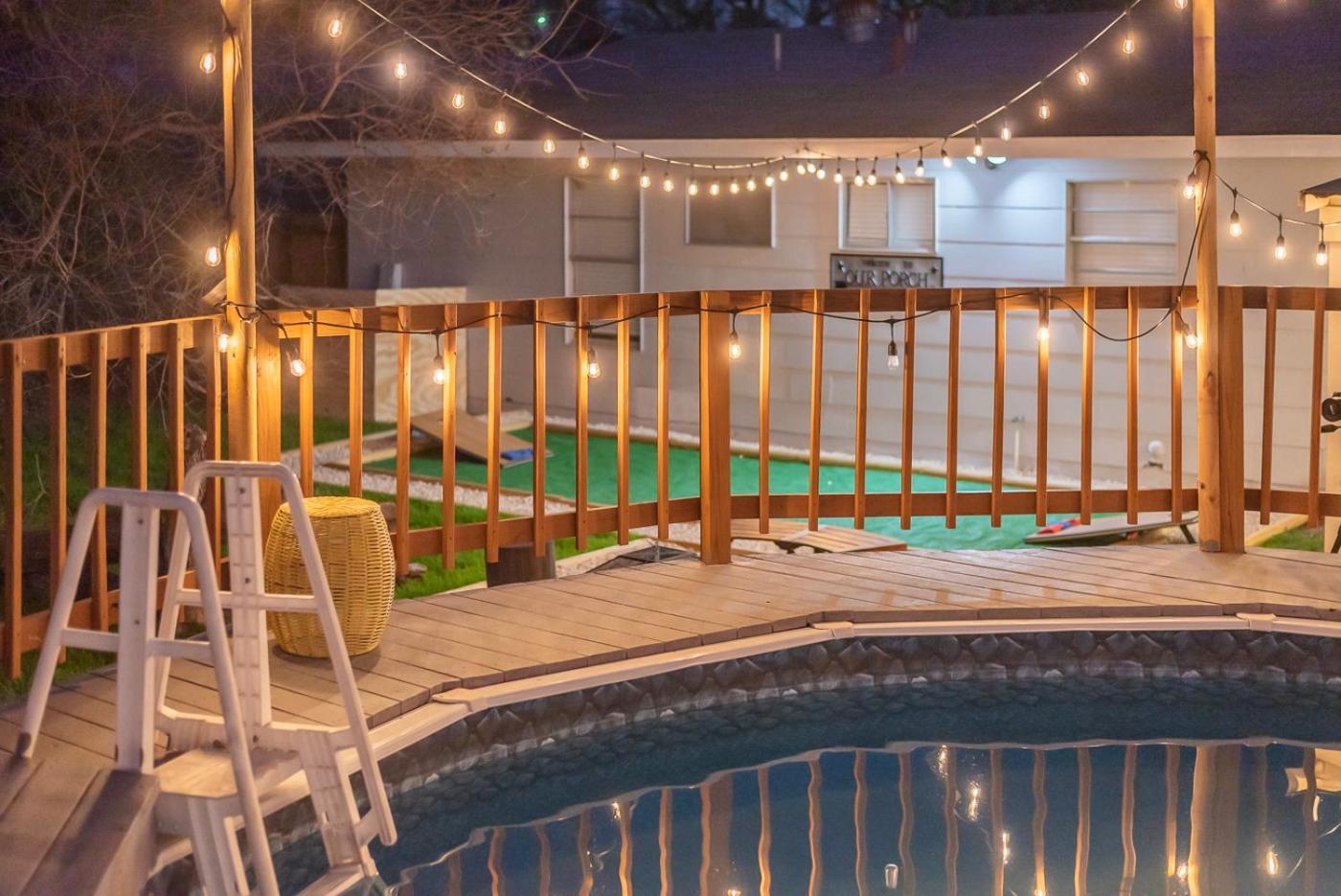 Game Room, Pool & Fire Pit At The Medical Center San Antonio Luaran gambar
